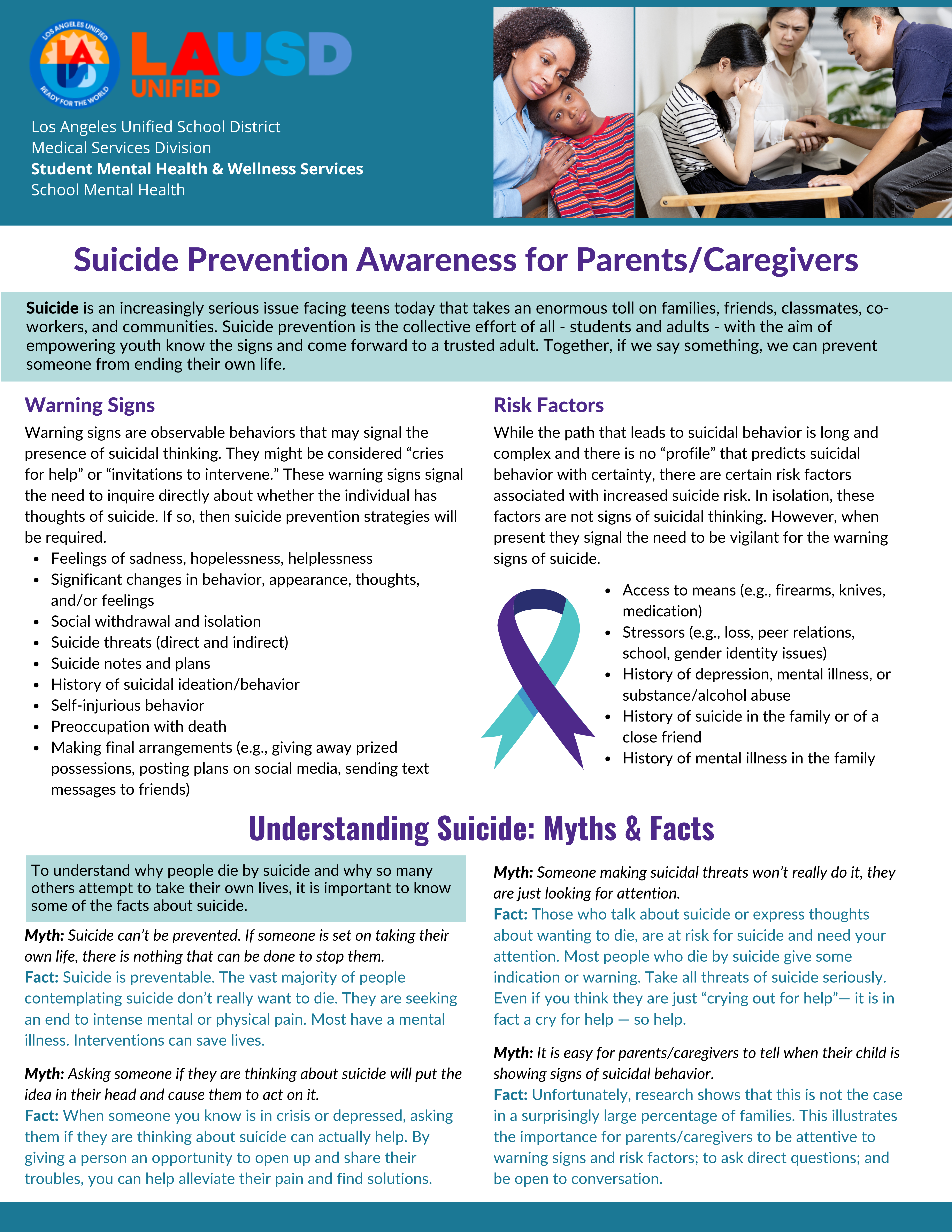 Suicide Prevention Awareness for Parents